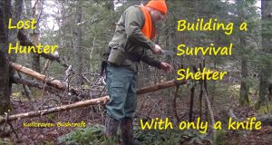 Lost-hunterBuilding-a-survival-shelter-using-only-a-knife-Part-1-1